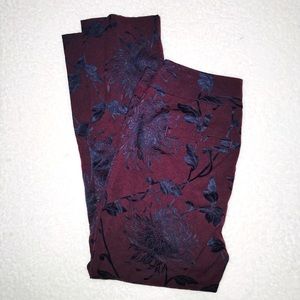 Ann Taylor Signature Floral Pants